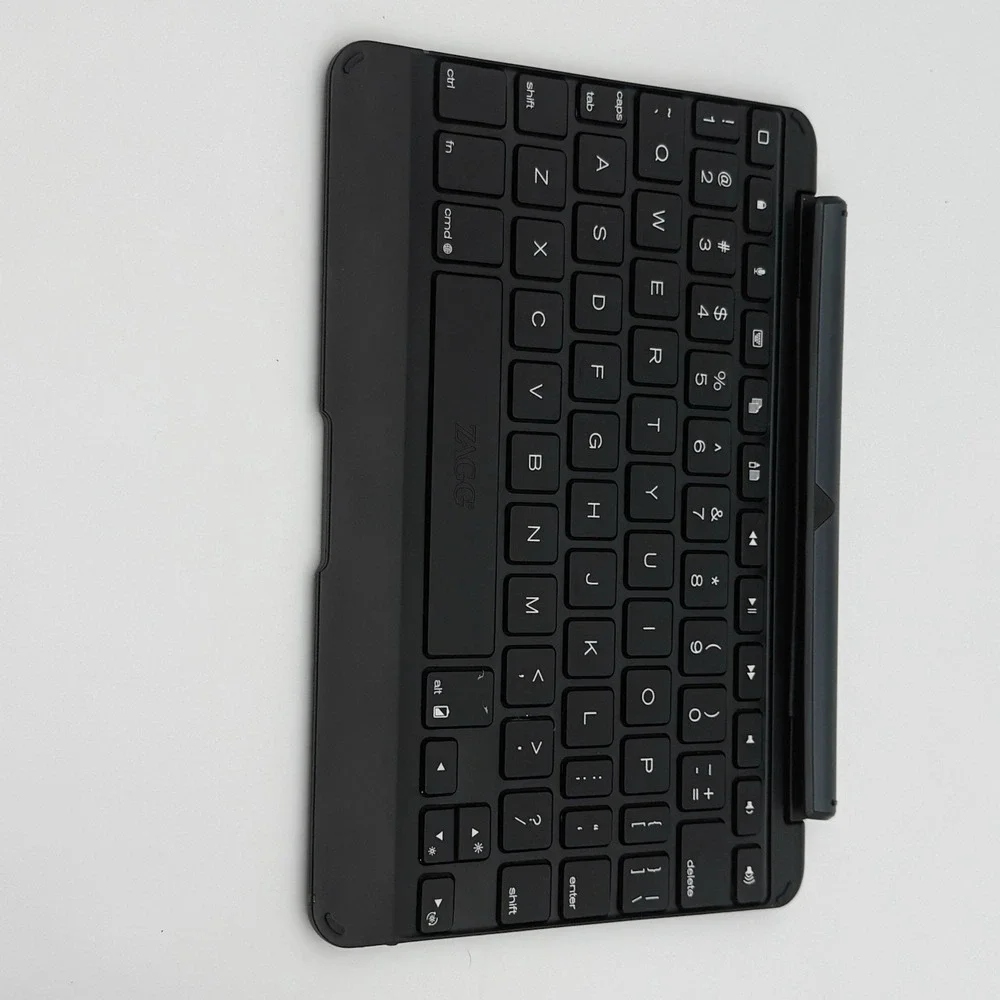 Zagg Keys iPad Mini BLACK Full Keys Bluetooth Keyboard Case Stand Cover